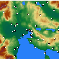 Nearby Forecast Locations - Evosmos - Mapa