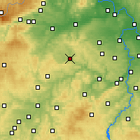 Nearby Forecast Locations - Rakovník - Mapa