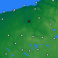 Nearby Forecast Locations - Białogard - Mapa