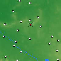 Nearby Forecast Locations - Syców - Mapa