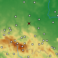 Nearby Forecast Locations - Złotoryja - Mapa