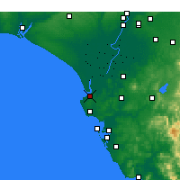 Nearby Forecast Locations - Sanlúcar de Barrameda - Mapa