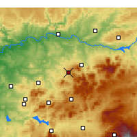 Nearby Forecast Locations - Martos - Mapa