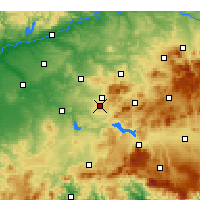 Nearby Forecast Locations - Lucena - Mapa