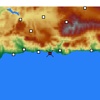 Nearby Forecast Locations - Almuñécar - Mapa