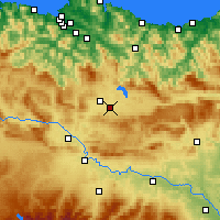 Nearby Forecast Locations - Vitoria - Mapa