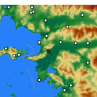 Nearby Forecast Locations - Söke - Mapa