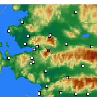 Nearby Forecast Locations - Kemalpaşa - Mapa