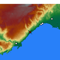 Nearby Forecast Locations - Erdemli - Mapa