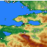 Nearby Forecast Locations - Gemlik - Mapa