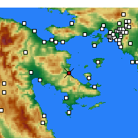 Nearby Forecast Locations - Archea Epidavros - Mapa