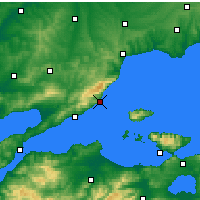 Nearby Forecast Locations - Hoşköy - Mapa