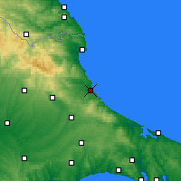 Nearby Forecast Locations - Kıyıköy - Mapa