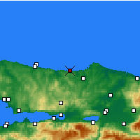 Nearby Forecast Locations - Bagirkanli - Mapa