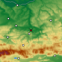 Nearby Forecast Locations - Gorna Oryahovitsa - Mapa