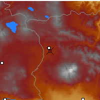 Nearby Forecast Locations - Gyumri - Mapa