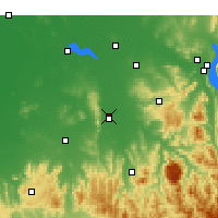 Nearby Forecast Locations - Wangaratta - Mapa