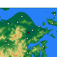 Nearby Forecast Locations - Ningbó - Mapa