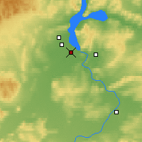 Nearby Forecast Locations - Abakán - Mapa