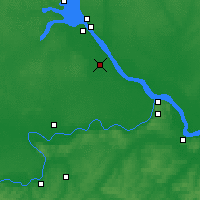 Nearby Forecast Locations - Balajná - Mapa