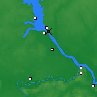 Nearby Forecast Locations - Gorodéts - Mapa