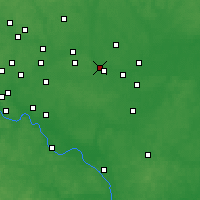 Nearby Forecast Locations - Pávlovski Posad - Mapa