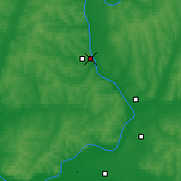 Nearby Forecast Locations - Sarápul - Mapa