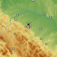 Nearby Forecast Locations - Drohóbych - Mapa