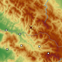 Nearby Forecast Locations - Rájiv - Mapa