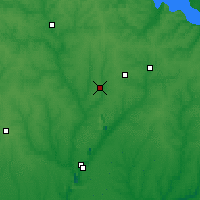 Nearby Forecast Locations - Zhovti Vody - Mapa