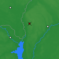 Nearby Forecast Locations - Slavútich - Mapa