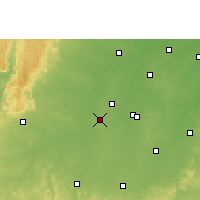 Nearby Forecast Locations - Bhilai - Mapa
