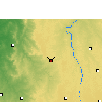Nearby Forecast Locations - Ratlam - Mapa