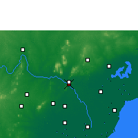 Nearby Forecast Locations - Vijayawada - Mapa