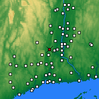 Nearby Forecast Locations - Plainville - Mapa