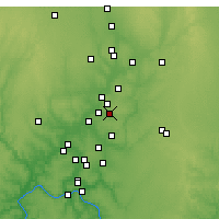 Nearby Forecast Locations - Springboro - Mapa