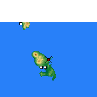Nearby Forecast Locations - La Trinité - Mapa