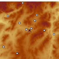 Nearby Forecast Locations - Ankara - Mapa