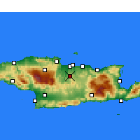 Nearby Forecast Locations - Arjanes - Mapa
