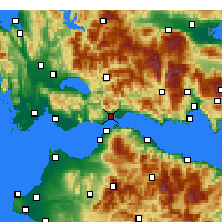 Nearby Forecast Locations - Naupacto - Mapa