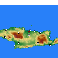 Nearby Forecast Locations - Nea Alikarnassos - Mapa