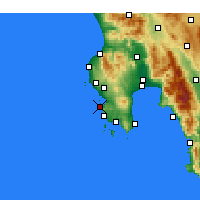 Nearby Forecast Locations - Pilos - Mapa