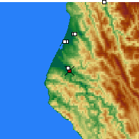 Nearby Forecast Locations - Fortuna - Mapa