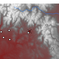 Nearby Forecast Locations - Pagosa Springs - Mapa