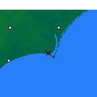 Nearby Forecast Locations - Southport - Mapa