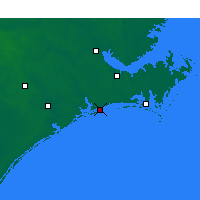 Nearby Forecast Locations - Swansboro - Mapa
