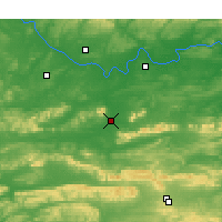 Nearby Forecast Locations - Poteau - Mapa