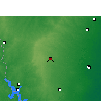 Nearby Forecast Locations - Hebbronville - Mapa