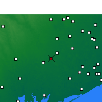 Nearby Forecast Locations - Wharton - Mapa