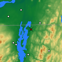 Nearby Forecast Locations - Highgate - Mapa